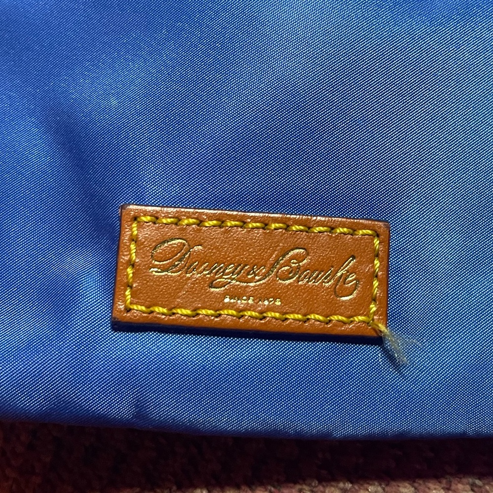 Dooney & Bourke Crossbody Royal Blue with Three Zippered Compartments - Picture 9 of 9